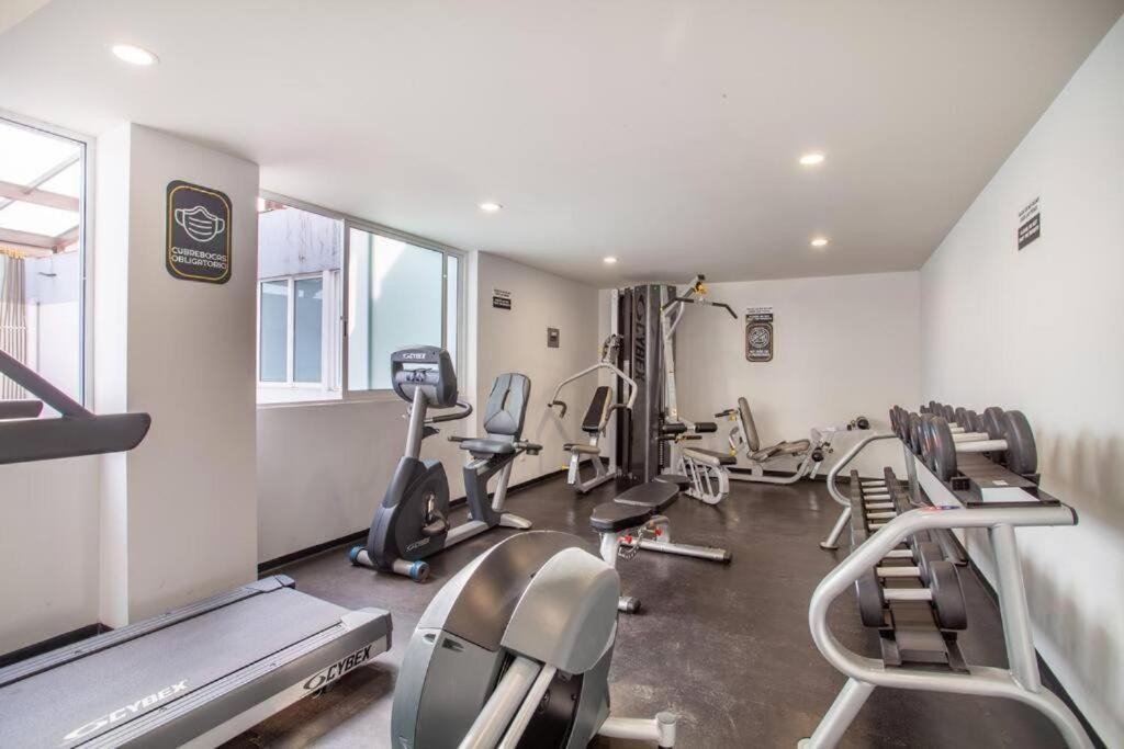 Aparthotel Corazon De Condesa 3 Departamentos - 200Mbps Wifi, Roof, Gym Meksyk Zewnętrze zdjęcie