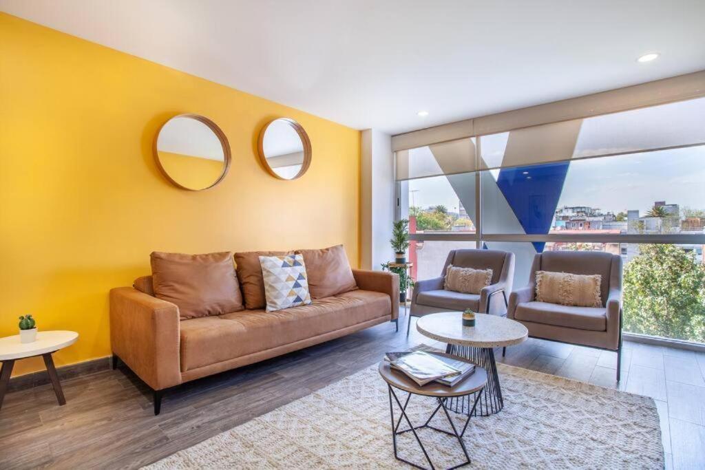 Aparthotel Corazon De Condesa 3 Departamentos - 200Mbps Wifi, Roof, Gym Meksyk Zewnętrze zdjęcie
