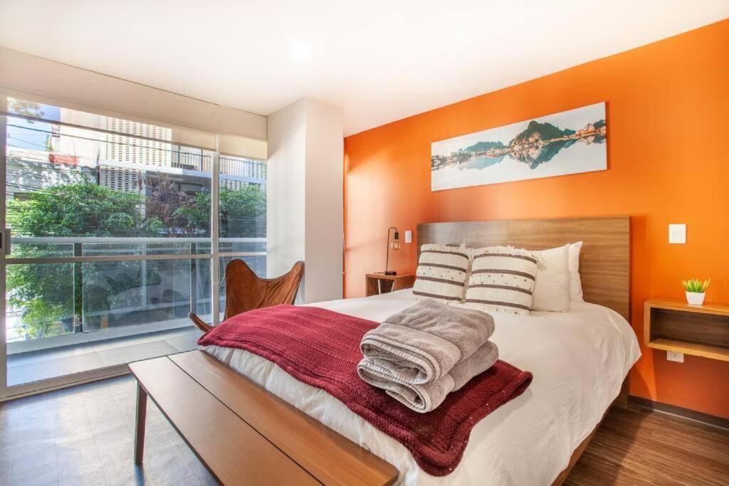 Aparthotel Corazon De Condesa 3 Departamentos - 200Mbps Wifi, Roof, Gym Meksyk Zewnętrze zdjęcie