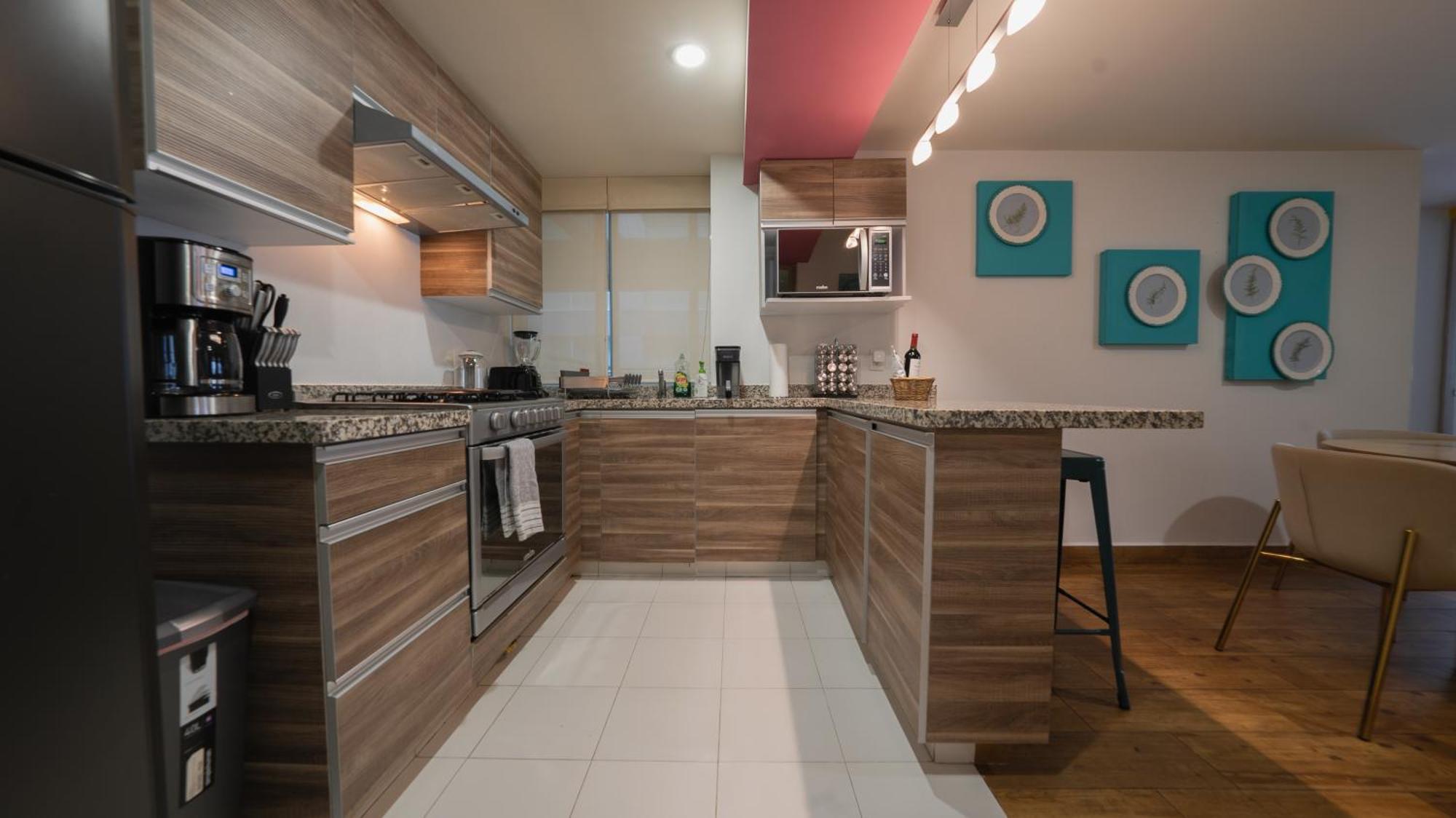 Aparthotel Corazon De Condesa 3 Departamentos - 200Mbps Wifi, Roof, Gym Meksyk Zewnętrze zdjęcie